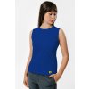 tricko bez rukavov vpredu zena royal blue