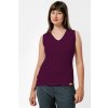 tricko bez rukava a vrecka spredu zena plum