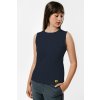 tricko bez rukavov vpredu zena dark blue