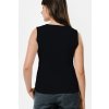 tricko bez rukavov zozadu zena black