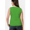tricko bez rukavov zozadu zena lime