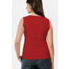 tricko bez rukavov zozadu zena red