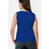 tricko bez rukavov zozadu zena royal blue