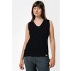 tricko bez rukava a vrecka spredu zena black
