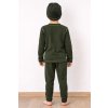 Děti termo prádlo zelené 2 záda