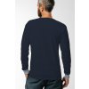 tricko dlhy rukav zozadu muz dark blue