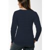 tricko dlhy rukav zozadu zena dark blue