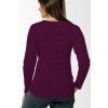 tricko dlhy rukav zozadu zena plum