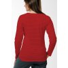 tricko dlhy rukav zozadu zena red