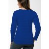 tricko dlhy rukav zozadu zena royal blue