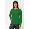 tricko dlhy rukav spredu zena green