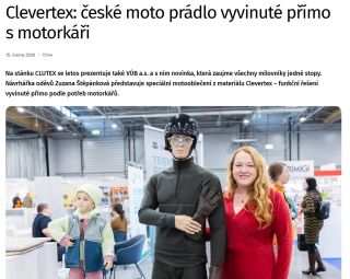 Co jsme ukázali na veletrhu STYL & KABO? ✨🙌 🔥 👕🏍️Clevertex představil svoji novou moto kolekci — oblečení navržené podle...