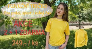 💛 Žluté funkční tričko, které si zamilujete! 💛 Lehké, pohodlné a ideální pro každodenní nošení i aktivní dny. Vyberte si...