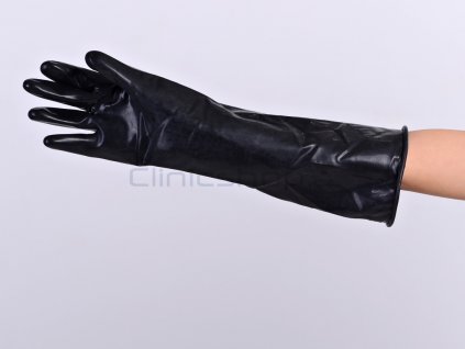 Latexové veterinární rukavice 40 cm