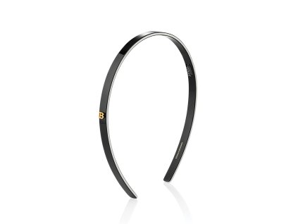 Acetate Headband BlackWhite