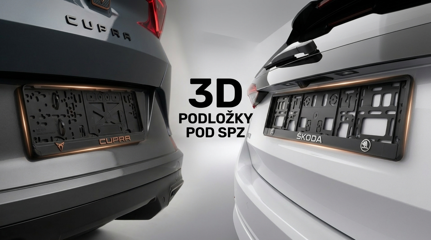 3D Podložka pod SPZ