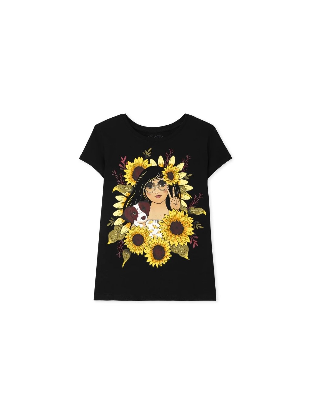 dívčí tričko slunečnice children´s place