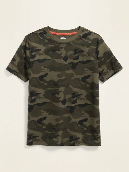 old navy chlapecké army tričko (zelené) - xxl (18) - 14-15 let, 165-170 cm, khaki