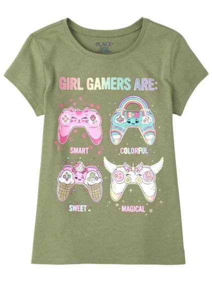 dívčí tričko video game children´s place