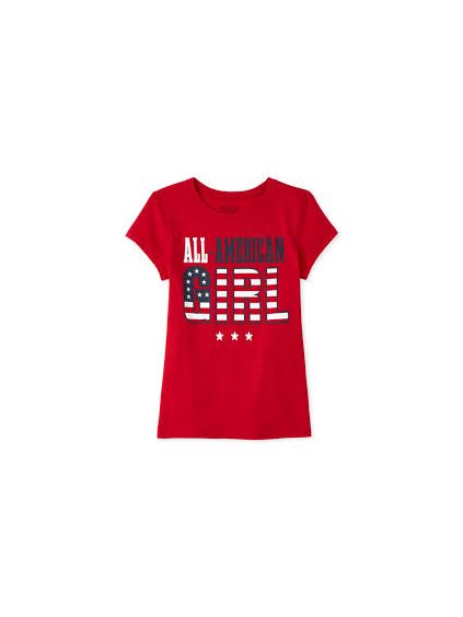 dívčí tričko children´s place all american girl