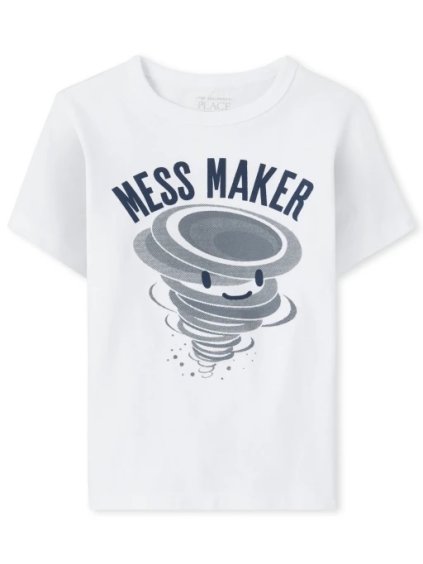 dívčí a chlapecké tričko children´s place - mess maker