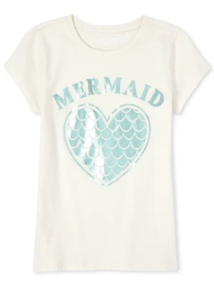 dívčí tričko mermaid children´s place
