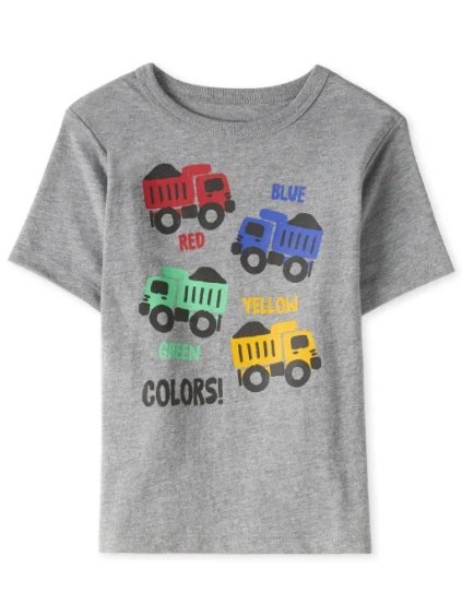 chlapecké tričko children´s place - truck colors
