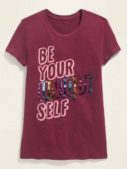 dívčí tričko - be your....old navy