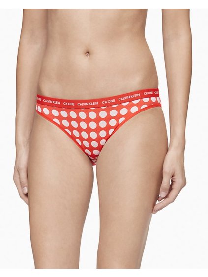 CALVIN KLEIN Dámské klasické kalhotky (Barva Červená, Velikost S)
