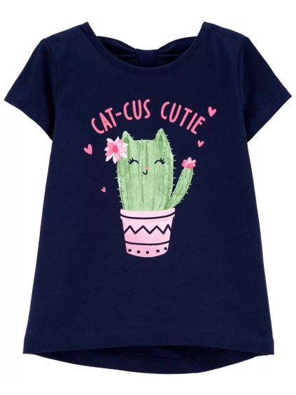 dívčí tričko carter´s s kaktusem