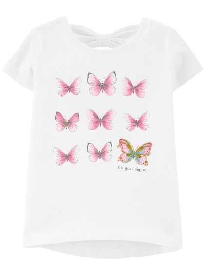 dívčí tričko carter´s s motýly