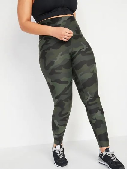 dámské army legíny old navy - nadměrná velikost