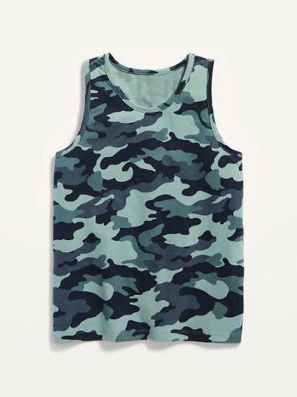 chlapecké modré army tílko old navy