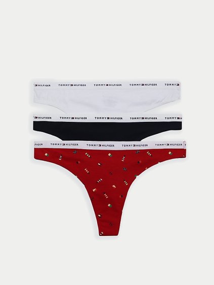 dámské kalhotky tommy hilfiger sada - tanga