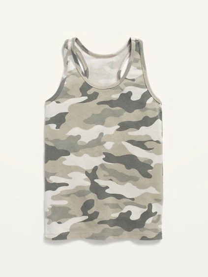 dívčí šedé army tílko old navy