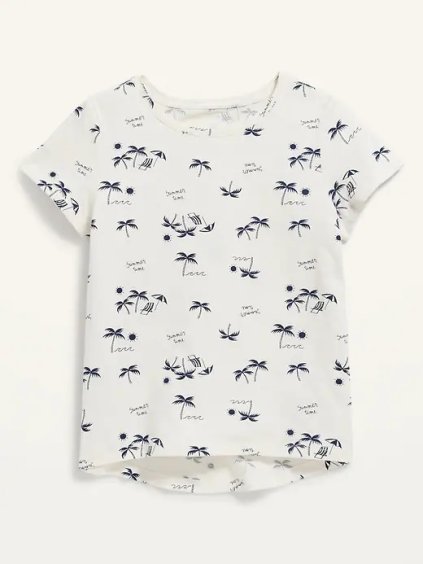 dívčí tričko palmy old navy