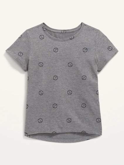 dívčí tričko peace old navy