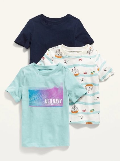 dívčí i chlapecké tričko old navy sada 3 kusů