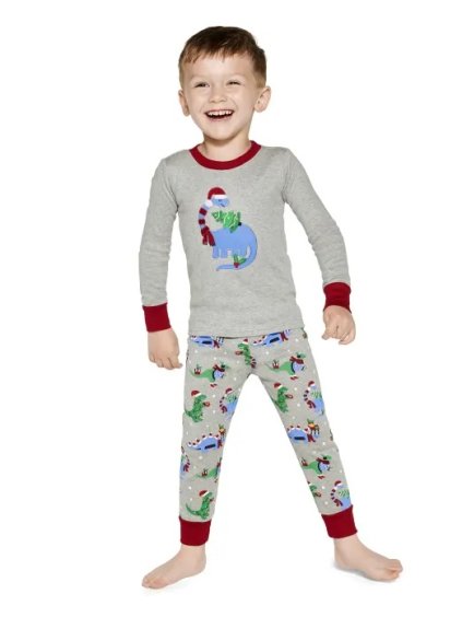 dívčí i chlapecké vánoční pyžamo Gymboree