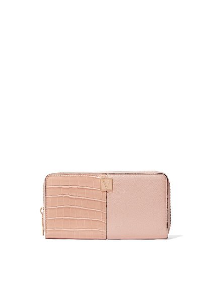 Victoria's Secret peněženka The Victoria Wallet - béžová - cloogo.cz 