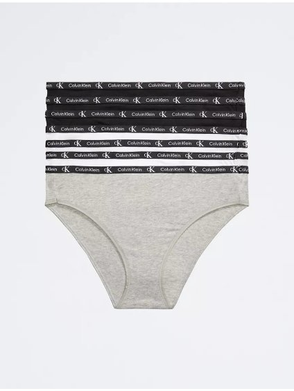CALVIN KLEIN  dámské moderní bavlněné elastické Bikiny - sada 7 kusů  Calvin Klein 1996 Cotton Stretch 7-Pack Modern Bikini multicolor 
