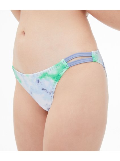 AEROPOSTALE Dámské batikované bokové kalhotky plavky Tie-Dye Strappy Hipster Bottom