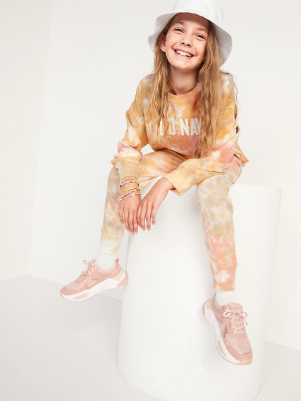 OLD NAVY Dívčí batikované tepláky