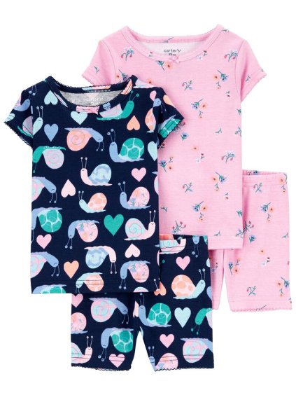 CARTER'S Kojenecká souprava 100% Snug Fit Cotton PJsv sada 4 kusů