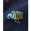 GYMBOREE Chlapecké lacláče Boys Embroidered Transportation Shortalls (Barva Modrá, Velikost 5T,104-112cm)