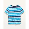 OLD NAVY Chlapecké tričko s krátkým rukávem s pruhy (Barva Modrá, Velikost 5T,107-114cm)