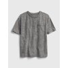 GAP Chlapecké tričko s krátkým rukávem s kapsičkou (Barva Šedá, Velikost L,138-145cm)