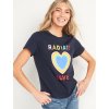 OLD NAVY Dámské tričko s krátkým rukávem Valentýn Radiate Love (Velikost XL, Barva Multicolor)