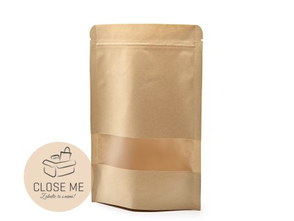 Kraft papírový s okénkem 1