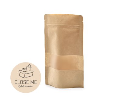 Kraft papírový s okénkem 3